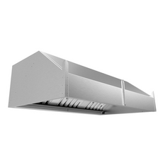 Зонт вытяжной пристенный Assum ЗВП-800/1500 (1500х800х450)