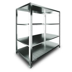 Стеллаж производственный Restoinox СТПП-7/4-ЭЦ перфорированный