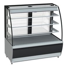 Витрина холодильная Polus K70 VM 1,3-2 9006-9005 (ВХСв-1,3д Сarboma ТЕХНО (открытая))