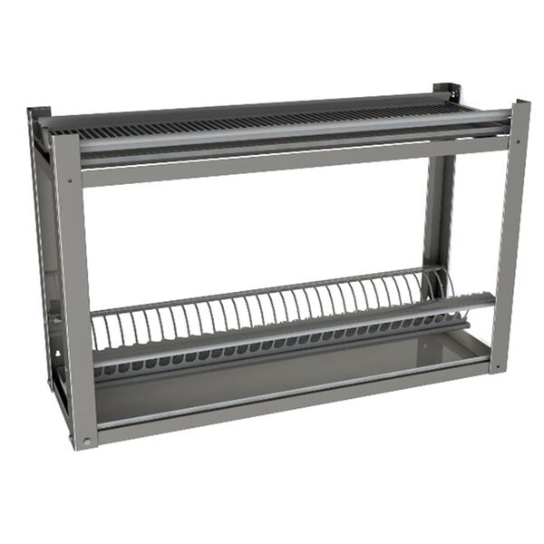 Полка настенная для сушки посуды Restoinox ПНТС-1/1-900-ЭН