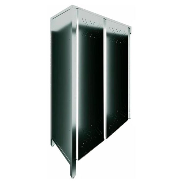 Шкаф кухонный хлебный Restoinox ШКРХ-6/6