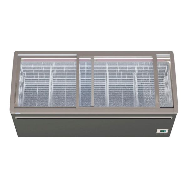 Ларь-бонета морозильная Haier GTS1850G (серый)