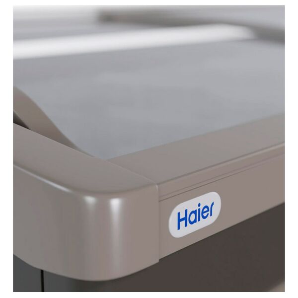 Ларь-бонета морозильная Haier GTE1850G (серый)