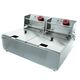 Фритюрница Foodatlas DF-82 Eco (6 л + 6 л)