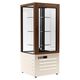 Шкаф-витрина холодильный Polus D4 VM 120-1 (R120C) 1015-0102 (бежево-коричневый)